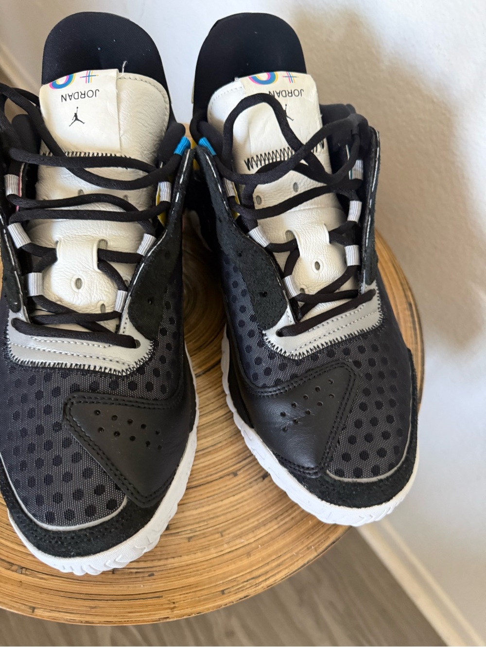 Nike Air Jordan Delta 2 SP Black and White base with Vibrant multicolor - Picture 6 of 8